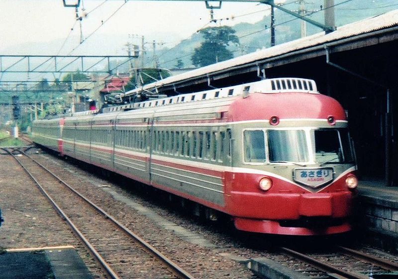 小田急電鉄3000形（Photo by：Cassiopeia sweet / Wikimedia Commons / パブリックドメイン ）※画像の車両は商品と仕様が異なる場合があります