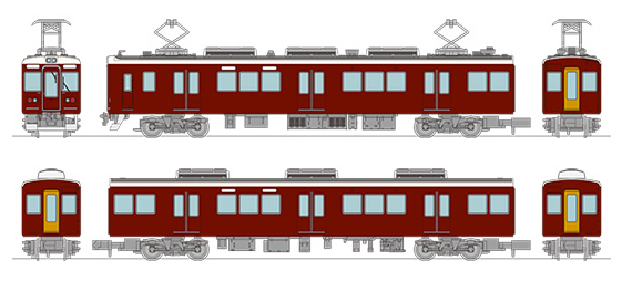 鉄コレ】限定品 阪急電鉄7000系（原形・リニューアル車） 2017年10月