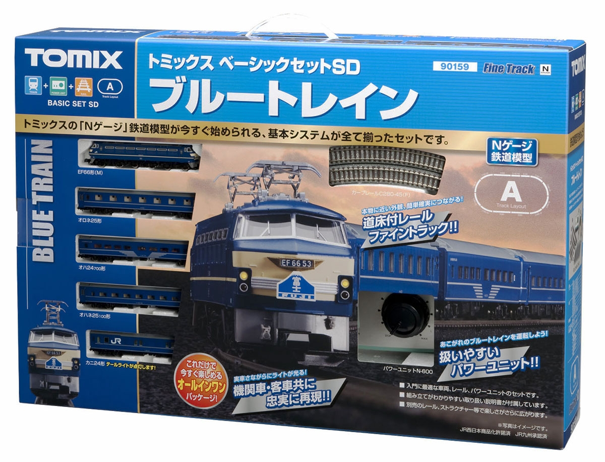 TOMIX Nゲージ ベーシックセットSD ブルートレイン 90179 鉄道模型入門