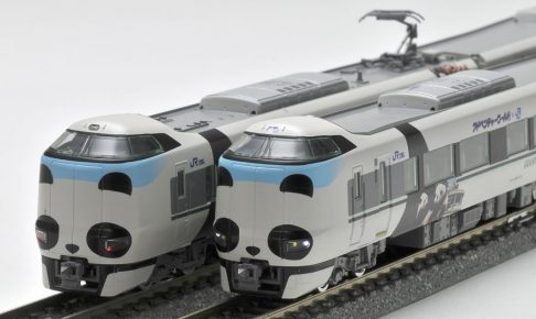 NEW在庫 ヤフオク! 97933 JR 287系 特急電車(パンダくろ