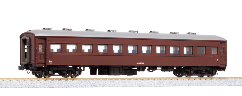 HOゲージ KATO 35系客車 オハ35 ブルー 2両 - 鉄道模型