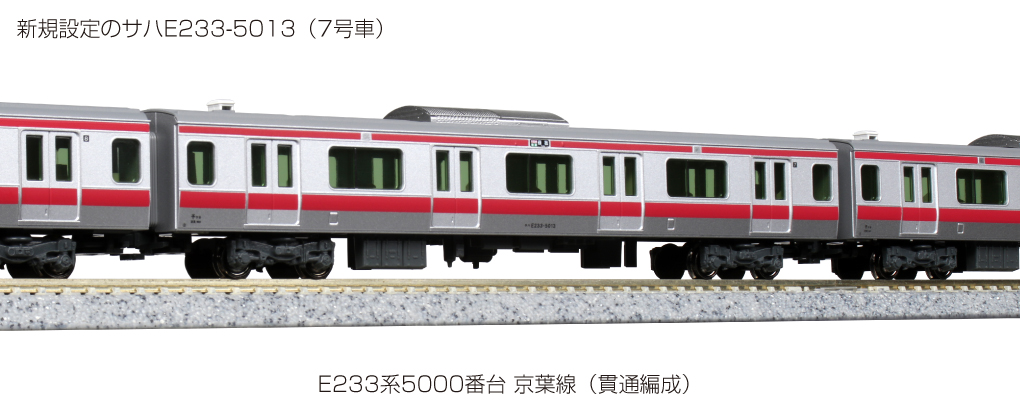 【KATO】E233系5000番台 京葉線（貫通編成）2019年6月発売