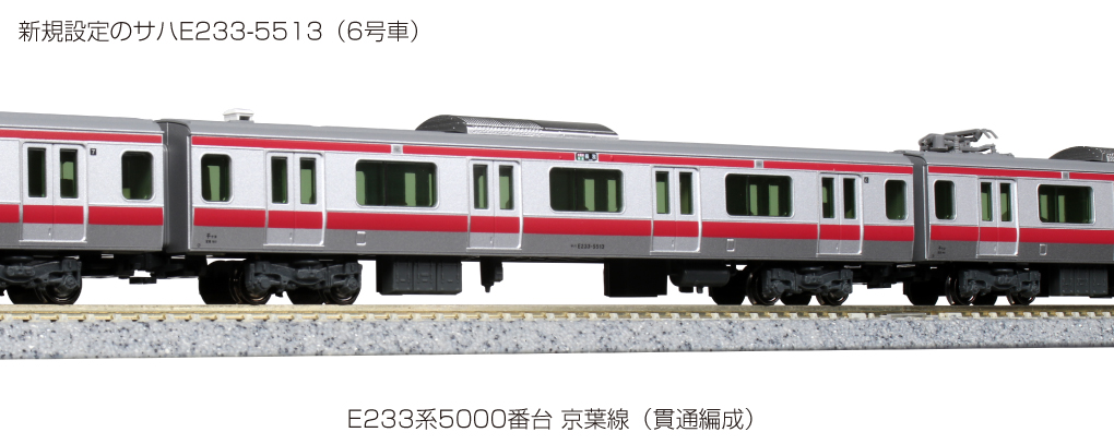 KATO】E233系5000番台 京葉線（貫通編成）2019年6月発売 | モケイテツ