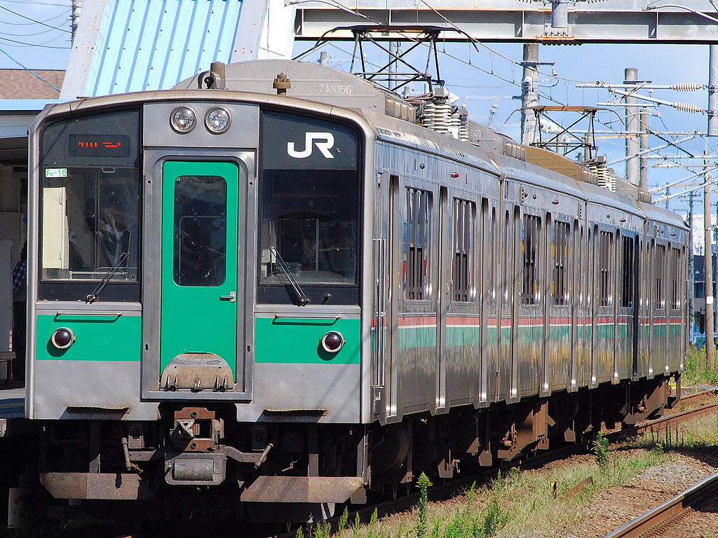 701系（Photo by：toshinori baba / Wikimedia Commons / パブリックドメイン ）※画像の車両は商品と仕様が異なる場合があります