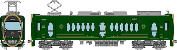 鉄コレ】叡山電鉄700系 観光列車ひえい 2022年11月再生産 | モケイテツ