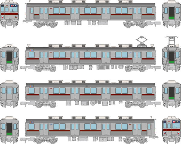 鉄コレ】東武鉄道9000系（9101編成・現行仕様）2020年5月発売 | モケイテツ