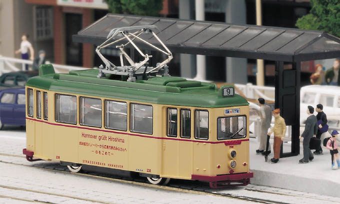 KATO HOゲージ 広島電鉄200形ハノーバー電車 1-421 - 鉄道模型
