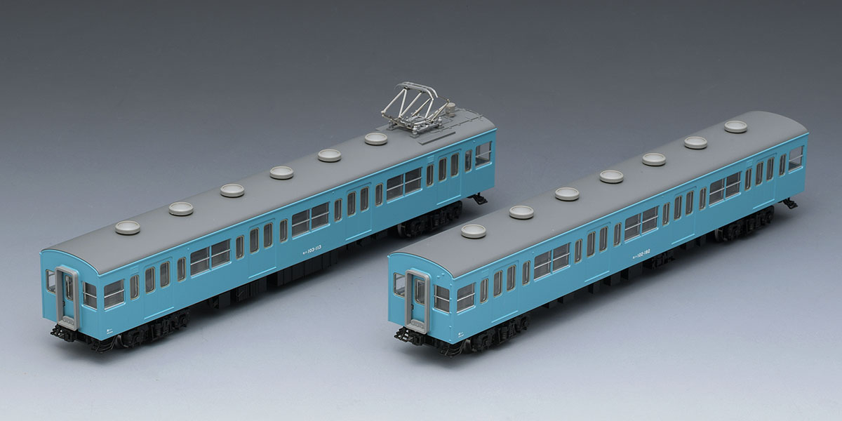 TOMIX トミックス 98400 国鉄 103系通勤電車(初期型非冷房車・スカイブルー)増結セット