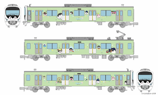 鉄コレ西武鉄道30000系 コウペンちゃんはなまるトレイン　先頭車　基本3両