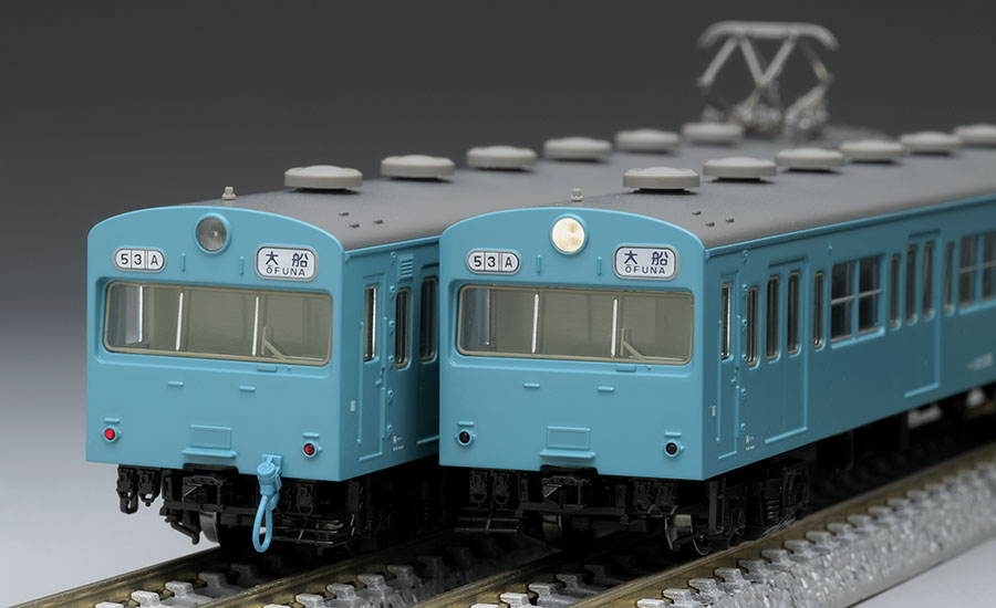 KATO 103系 スカイブルー 阪和線 4両 中古 - 鉄道模型