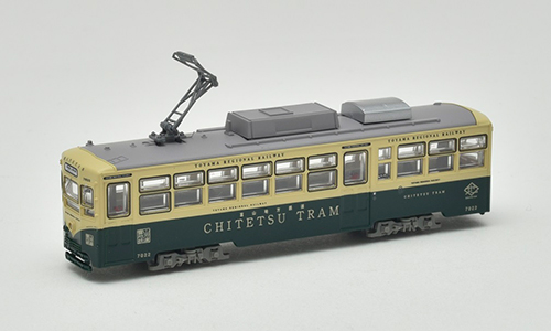 鉄道コレクション 富山地方鉄道軌道線デ７０００形７０２２号車レトロ電車