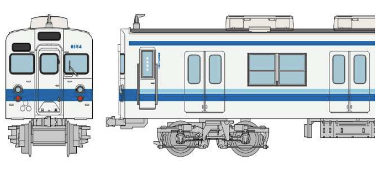 鉄道コレクション  東武鉄道8000系 81114編成 6両セット