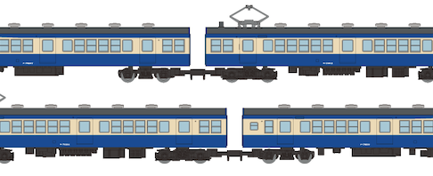 鉄道コレクション 国鉄70系福塩線4両セット