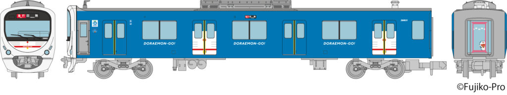 鉄コレ】西武鉄道30000系（ドラえもん50周年記念DORAEMON－GO!）2021年