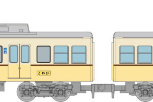 鉄道コレクション 京阪電車大津線600形1次車(びわこ号色塗装車両)2両セット