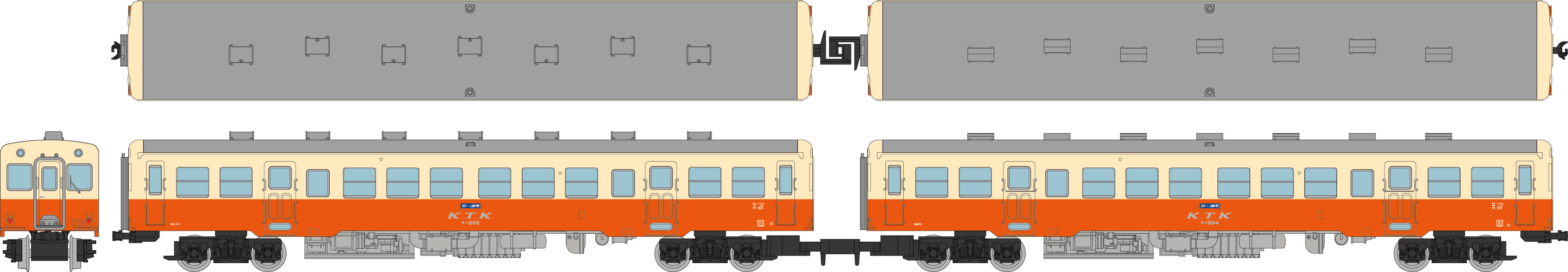 鉄道コレクション 小湊鐵道キハ200形(キハ202+キハ204)2両セット