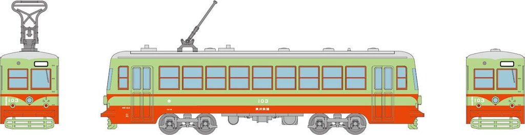 鉄コレ】東武鉄道 日光軌道線100形（103号車）2021年6月発売 | モケイテツ