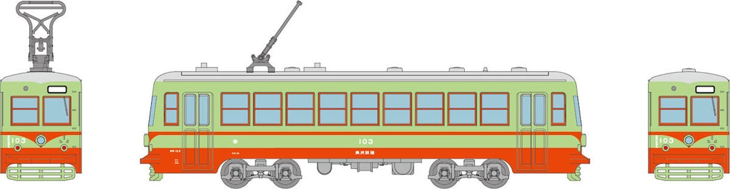 鉄道コレクション 東武日光軌道線100形 103号車