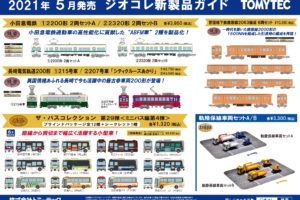 【鉄道コレクション】2021年5月発売予定 新製品ポスター