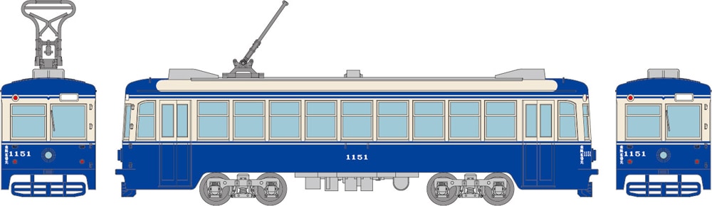 鉄道コレクション 横浜市電1150形 1151号車（ツートンカラー）A