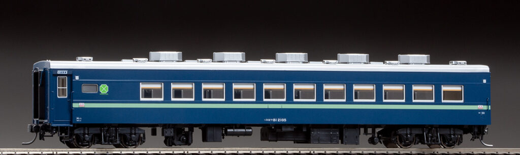 TOMIX トミックス HO-9074 国鉄 スロ81系お座敷客車(緑帯)セット