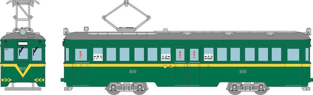 鉄道コレクション 阪堺電車モ１６１形 １６６号車（ビークル・スター）