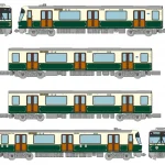リニア地下鉄道コレクション 横浜市営地下鉄グリーンライン10000形（2次車・開業10周年記念装飾列車）4両セットB