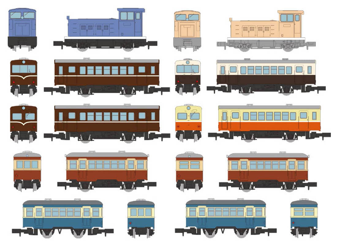 TOMYTECノスタルジック 鉄道コレクション第２弾 10種＋1-
