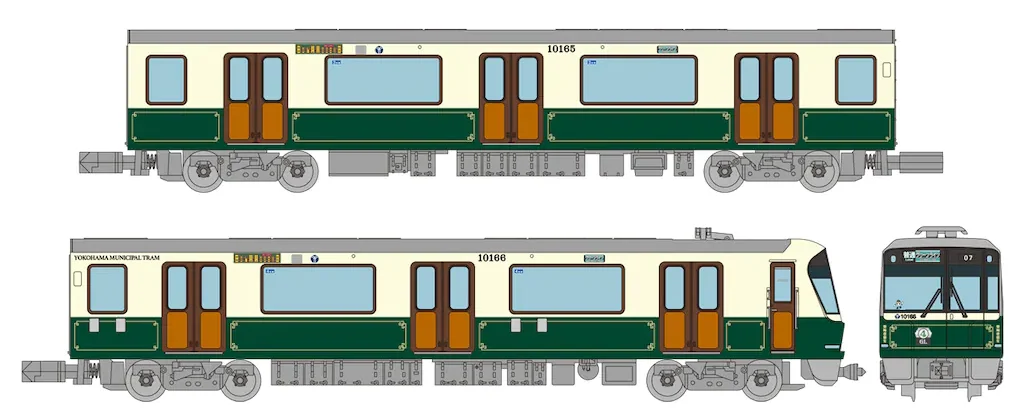 横浜市営地下鉄 グリーンライン 10000形 10周年記念装飾列車 鉄道