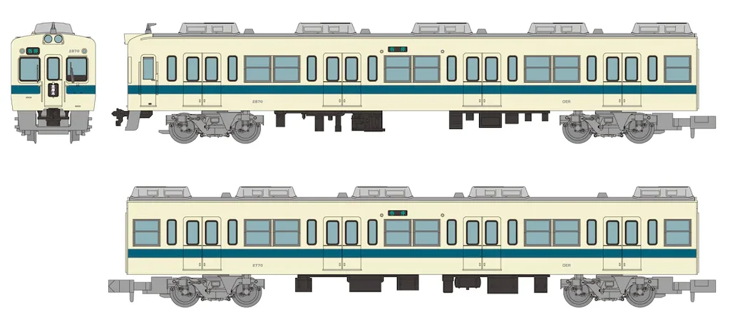 鉄コレ小田急2600形6両セット - 鉄道模型