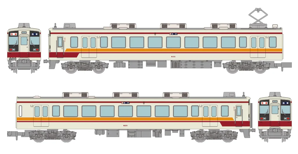 鉄コレ】東武鉄道6050系（登場時）2022年5月発売 | モケイテツ