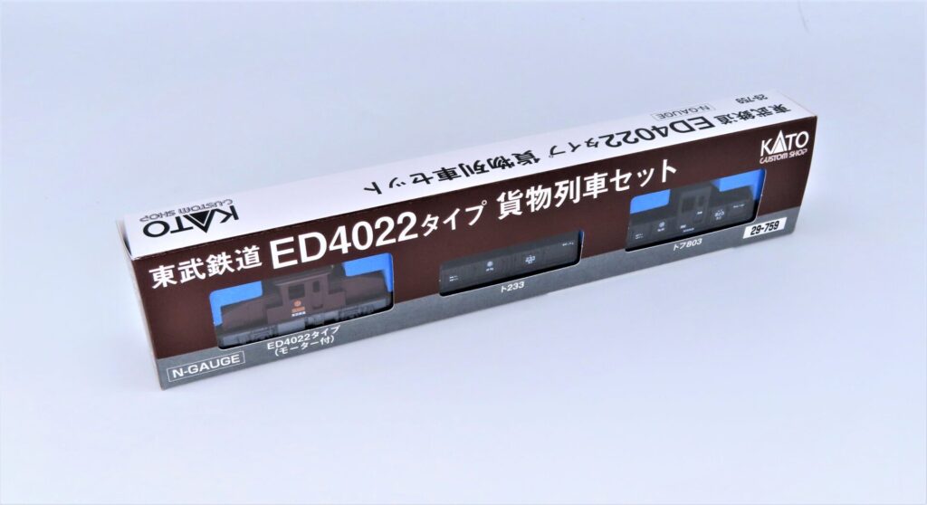 KATO カトー 29-759 東武鉄道 ED4022 タイプ 貨物列車セット