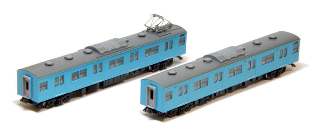 TOMIX トミックス 98496 JR 103系通勤電車（JR西日本仕様・黒サッシ・スカイブルー）増結セット（2両）