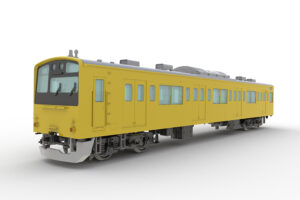 PLUM (HO)1/80スケールプラスチックキット 201系直流電車（中央•総武緩行線）クハ201･クハ200キット