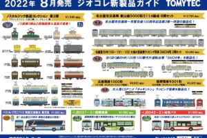 【鉄道コレクション】2022年8月発売予定 新製品ポスター（2022年4月14日発表）
