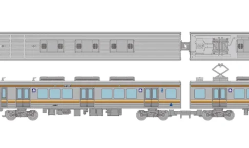 鉄道コレクションOsaka Metro66系未更新車（堺筋線12編成）基本4両セット