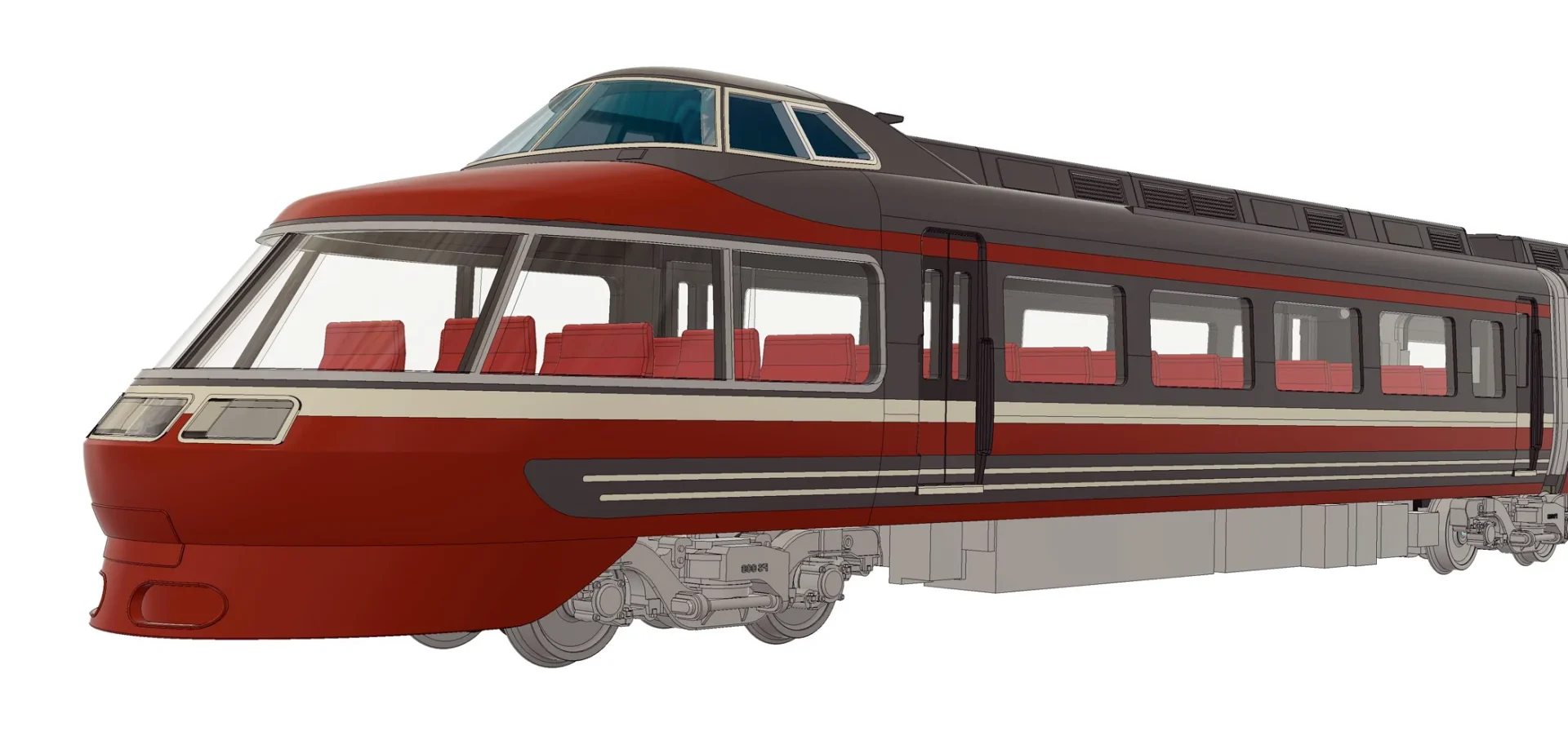 1/80 カツミ 小田急7000形 LSE車ロマンスカー（旧塗装） - 鉄道模型