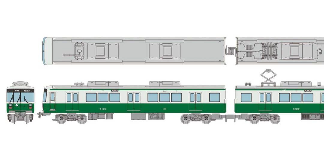 鉄道コレクション 神戸市営地下鉄　西神・山手線2000形 ありがとう2122編成6両セット