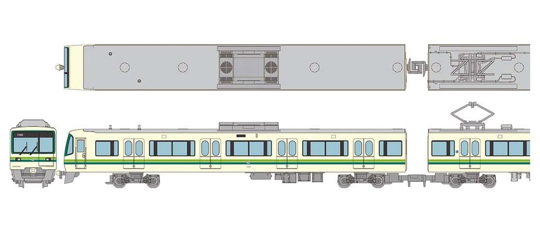 鉄コレ】仙台市交通局1000N系 南北線 2023年4月発売 | モケイテツ