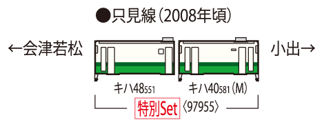 TOMIX トミックス 97955 特別企画品 JR キハ40系ディーゼルカー(思い出の只見線)セット