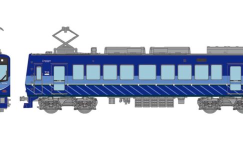 鉄道コレクション 叡山電車700系 リニューアル723号車 (青)