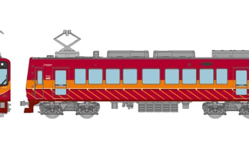 鉄道コレクション 叡山電車700系 リニューアル722号車 (赤)
