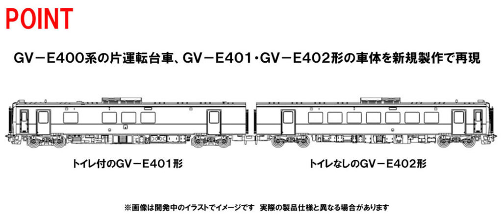 TOMIX トミックス 98106 JR GV-E401・GV-E402形ディーゼルカー(新潟色)セット