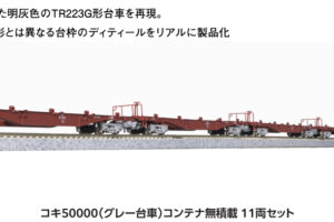 KATO カトー 10-1317 コキ50000(グレー台車)コンテナ無積載 11両セット