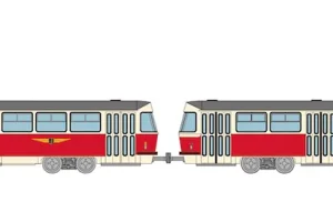 鉄道コレクション ドレスデントラム タトラT4+B4タイプ2両セットE