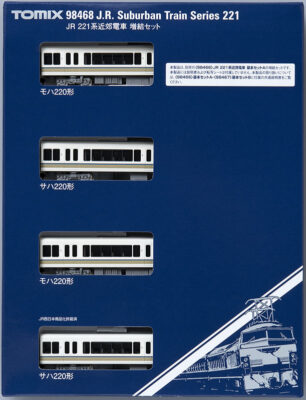 TOMIX トミックス 98468 JR 221系近郊電車増結セット（4両）