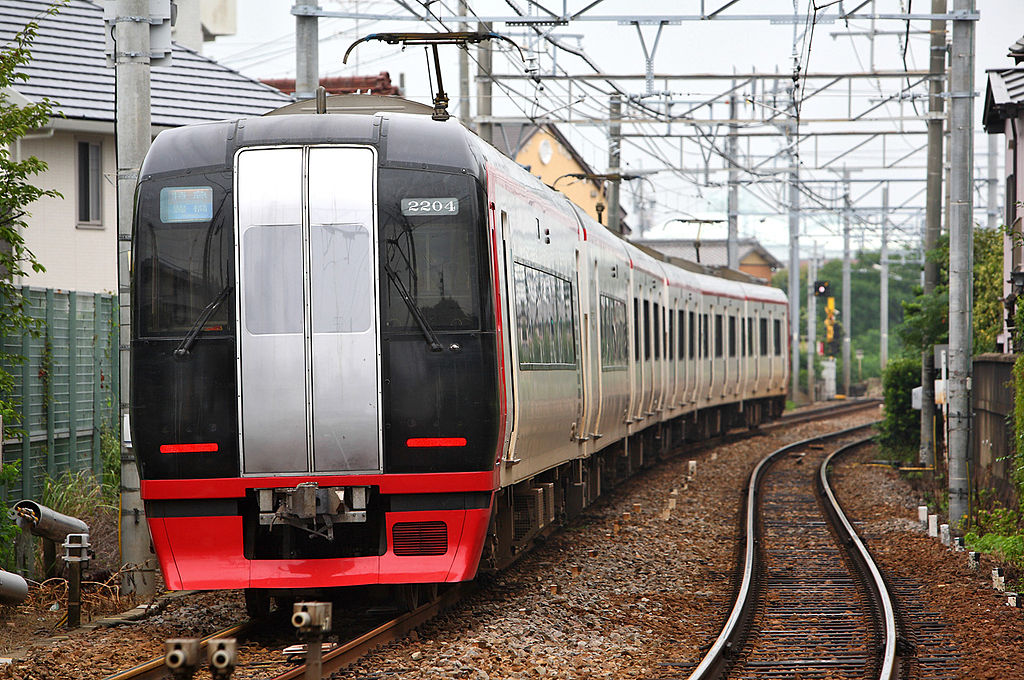 名鉄2200系（Photo by： Tennen-Gas / Wikimedia Commons / CC-BY-SA-3.0-migrated）※画像の車両は商品と仕様が異なる場合があります