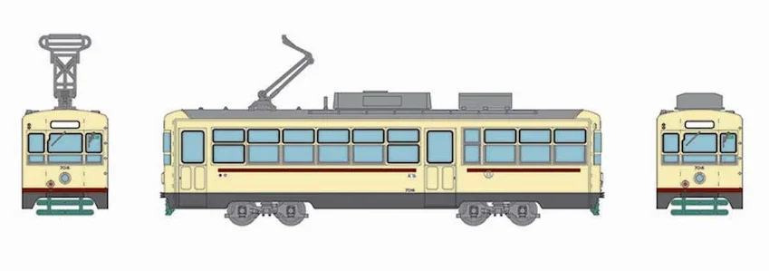 鉄道コレクション 富山地方鉄道軌道線デ7000形 7016号車