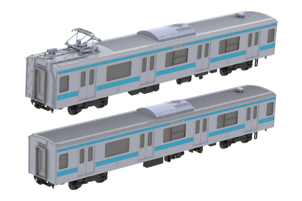 PLUM JR東日本209系直流電車タイプ(京浜東北色)モハ209・モハ208キット