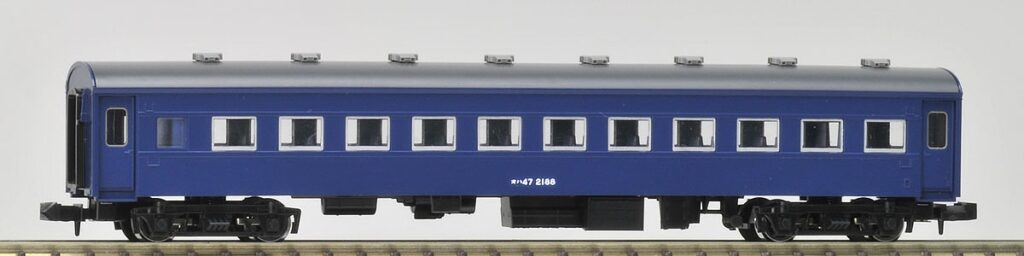 TOMIX トミックス 9510 国鉄客車 オハ47形（アルミサッシ・青色）